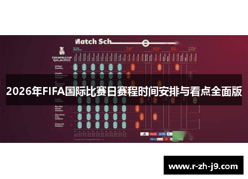 2026年FIFA国际比赛日赛程时间安排与看点全面版 2026年FIFA国际比赛日赛程时间安排与看点全面版
